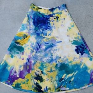 H&M A-line high waisted midi skirt dress buttom